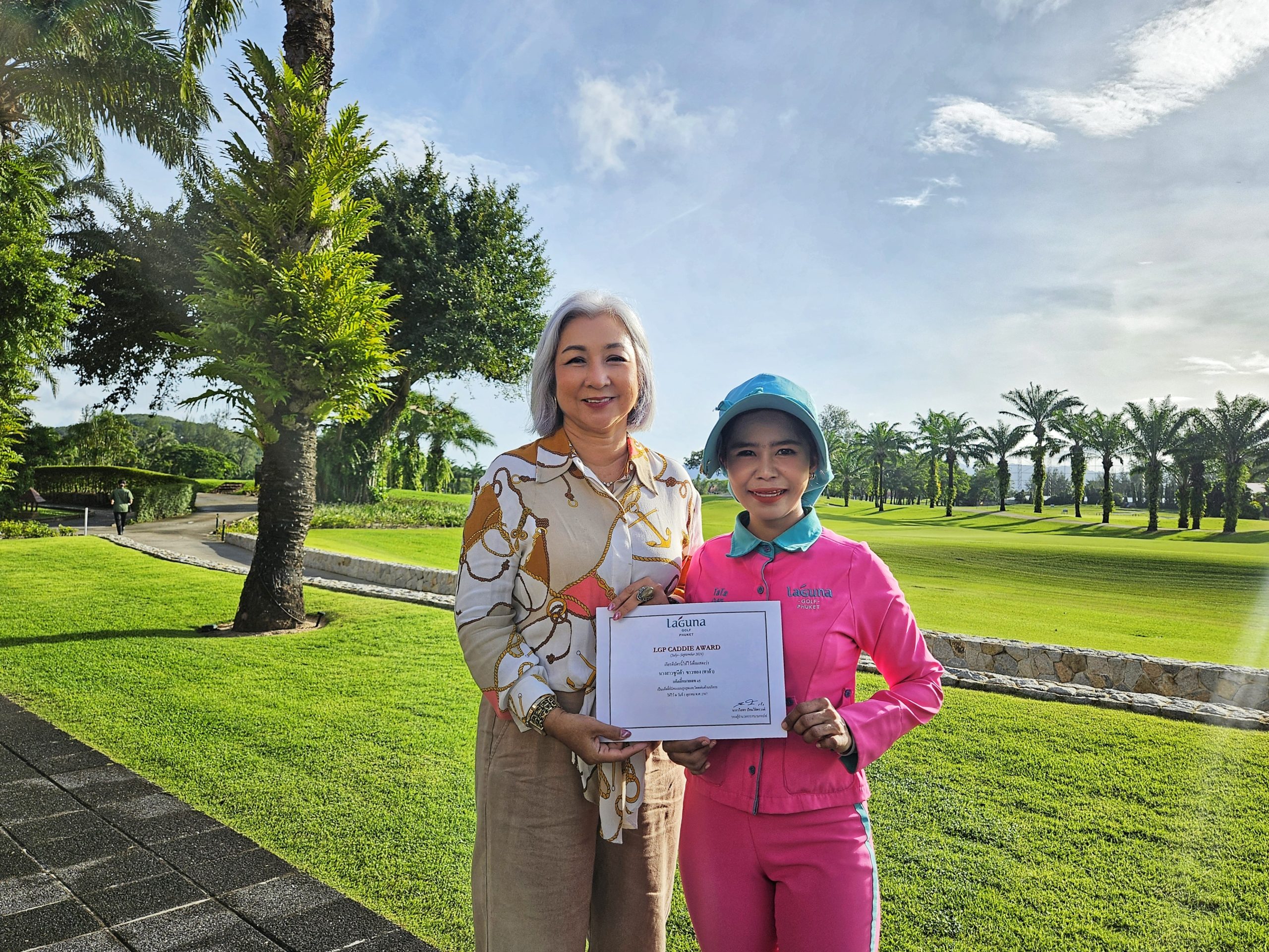 Champion Caddie (Overall most points) – Caddy No.45 (Khun Tata)